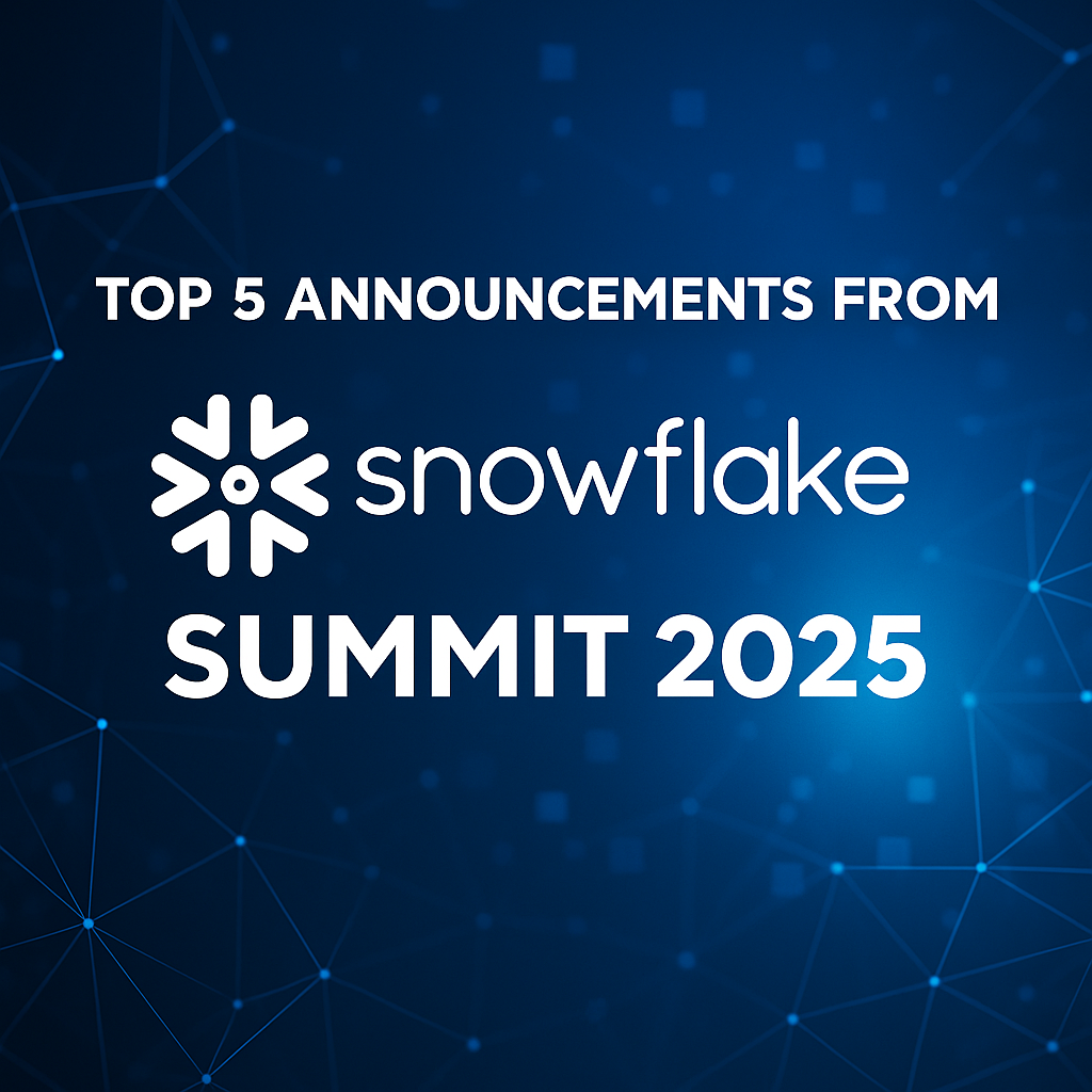 Snowflake Summit Top 5 Announcement by Dataspot